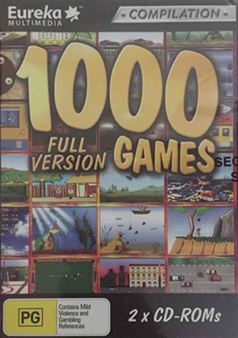 1 000 Full Version Games 2 CD s